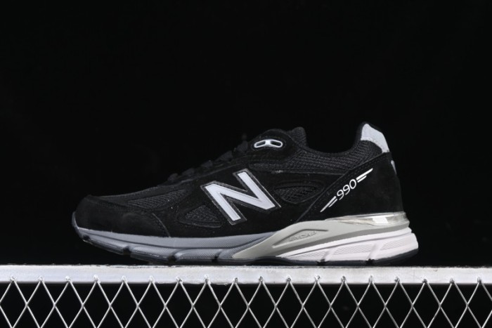 New Balance 990 Series Premium Retro Running Shoes with Carbon Fiber Midsole - M990BK4
