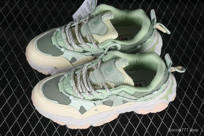 Fila Fusion Retro Mars Running Shoes with Lace-Up Design and Cushioned Sole - F12W422103FMB