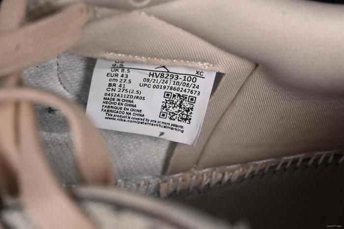 Nike Air Jordan 1 Low OG  Oatmeal  Rui Hachimura Collaboration Casual Sneakers - HV8293-100