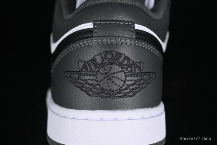 Nike Air Jordan 1 Low Iron Grey Casual Sneakers - 553558-152
