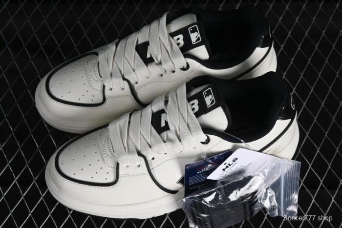 New York Yankees Chunky Liner Basic Thick Sole Platform Sneakers with 6cm Height Increase - 3ASXCA12N50WHS