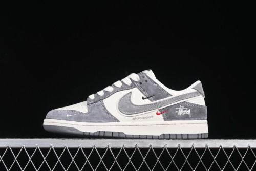 Nike SB Dunk Low Stussy Anniversary Customized Low-Top Casual Skate Shoes - YX5066-252