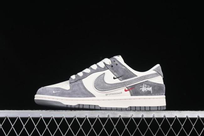 Nike SB Dunk Low Stussy Anniversary Customized Low-Top Casual Skate Shoes - YX5066-252