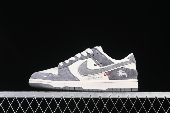 Nike SB Dunk Low Stussy Anniversary Customized Low-Top Casual Skate Shoes - YX5066-252