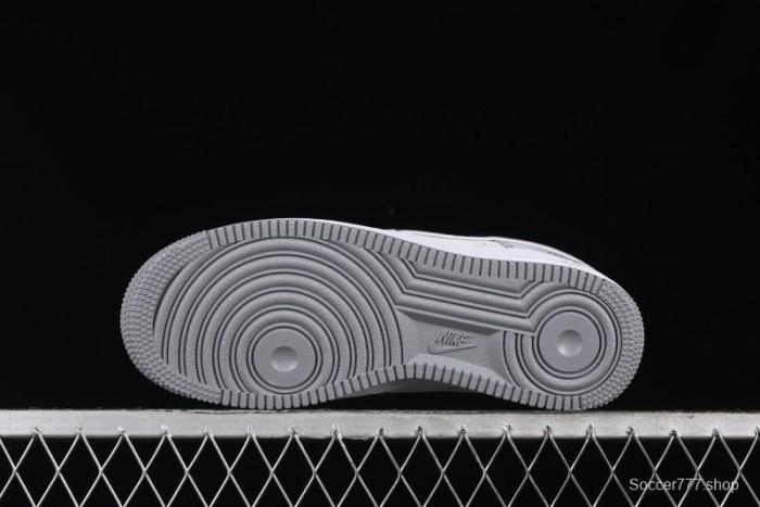 Nike Air Force 1 '07 Low The North Face Collaboration - Silver Grey Pigskin Sneakers - KK3333-004