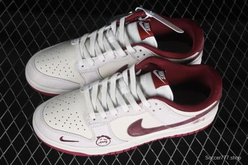 Nike SB Dunk Low Travis Scott x Stussy Triple Collaboration Anniversary Edition Custom Low-Top Casual Skate Shoes - KK1333-031