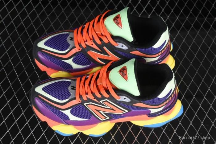 New Balance 9060 Retro Casual Running Sneakers with ABZORB Cushioning Technology - U9060NBX