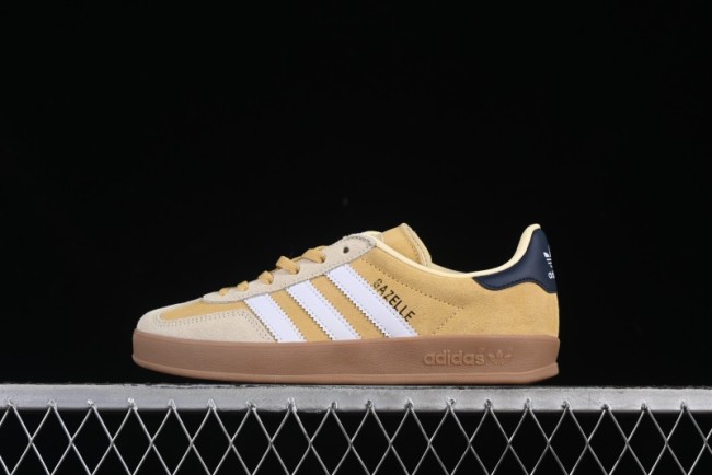 Adidas Originals Gazelle Indoor JI3523 Retro Casual Slip-Resistant Wear-Resistant Low-Top Sneakers - JI3523
