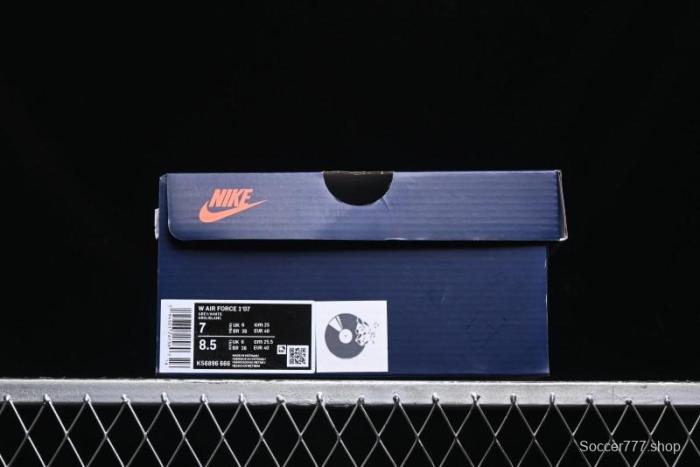 Nike Air Force 1 Low  Vinyl  Casual Sneakers with Lace-Up Design - KS6896-666