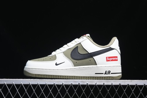 Nike Air Force 1 '07 Low Supreme Casual Sneakers in Military Green - CH6336-508