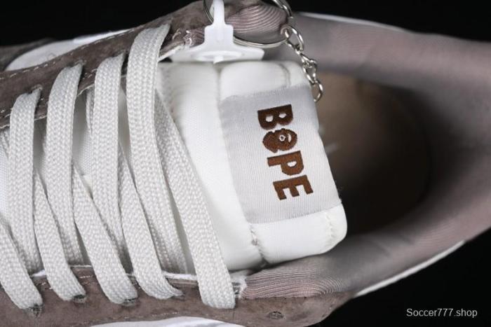 Nike Air Force 1 '07 Low Bape Collaboration Brown White Swoosh Low-Top Casual Sneakers - KK1988-035