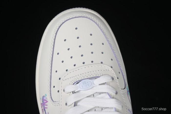 Nike Air Force 1'07 Low Casual Sneakers Purple Butterfly - FB1839-213