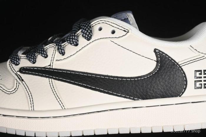 Nike Travis Scott x Fragment Design x Air Jordan 1 Low OG SP AJ1 Low Top Casual Sneakers - XY2688-111