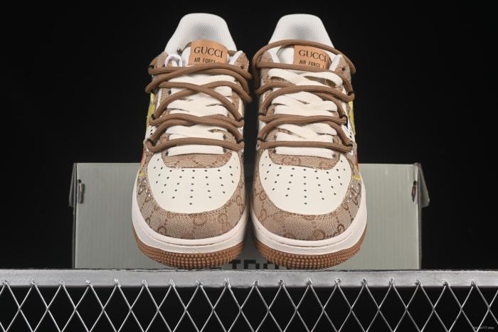 Nike Air Force 1'07 Low Casual Sneakers with McDonald's Collaboration Design - BD0077-111