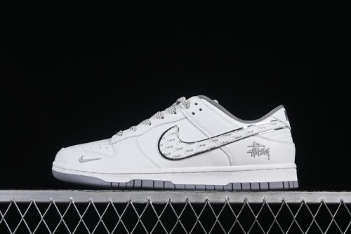 Nike SB Dunk Low Stussy Anniversary Custom Low-Top Casual Skate Shoes - CS1688-103