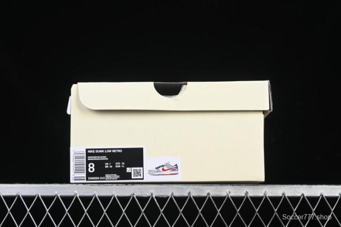 Nike SB Dunk Low Supreme Collaboration Anniversary Custom Low-Top Casual Sneakers - DM6868-045