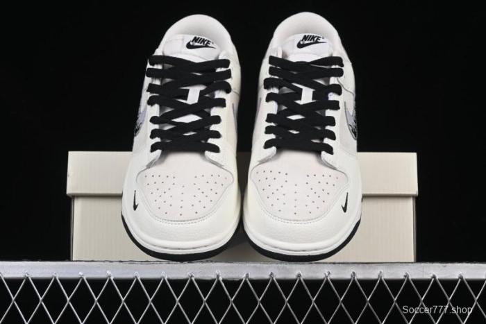 Nike SB Dunk Low UN Collaboration Anniversary Custom Sneakers with Black Swoosh - DJ2024-068