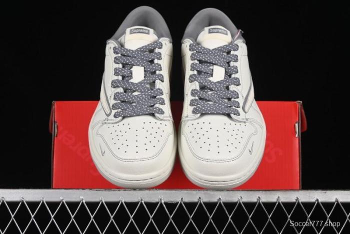 Nike Travis Scott x Fragment Design x Air Jordan 1 Low OG SP AJ1 Supreme Collaboration - CH6336-011