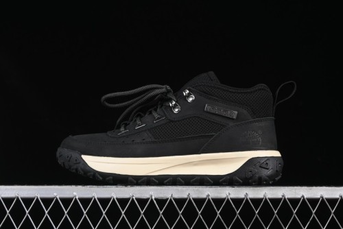 Timberland Solar Wave Low Hiking Sneakers - Black/Off-White