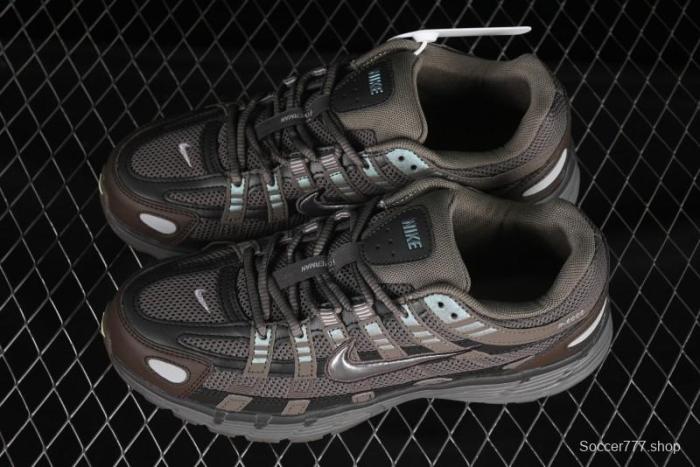 Nike P-6000 Prm Retro Casual Sneakers with Layered Design - CD6404-202
