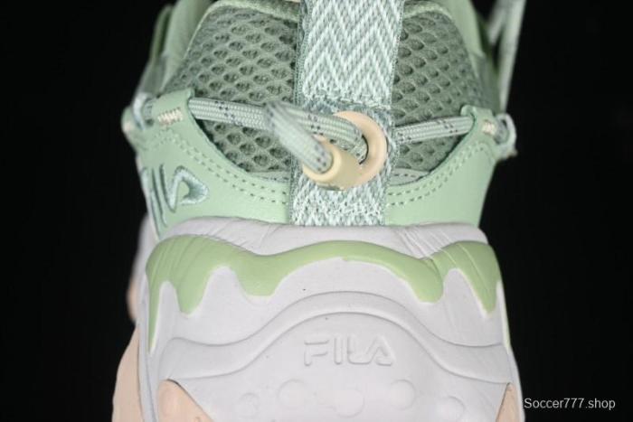 Fila Fusion Retro Mars Running Shoes with Lace-Up Design and Cushioned Sole - F12W422103FMB