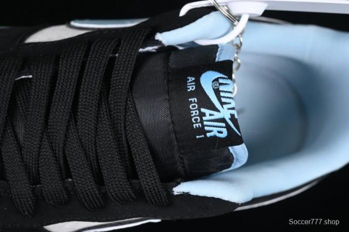 Nike Air Force 1 '07 Low Supreme Collaboration Tiffany Blue Low-Top Casual Sneakers - DF0188-025