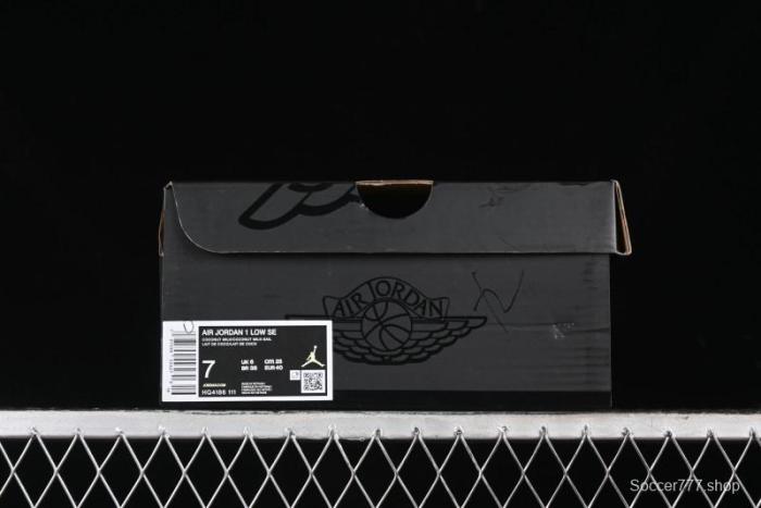 Nike Air Jordan 1 Low OG AJ1 Retro Basketball Shoes in White and Brown - HQ4186-111