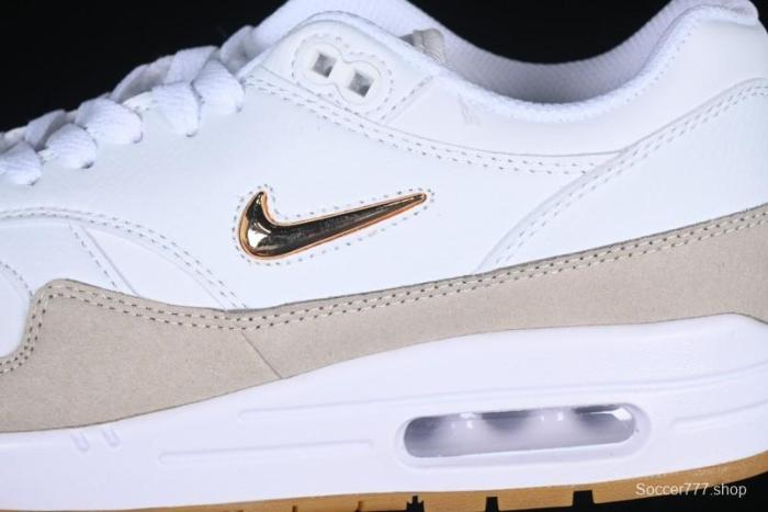 Nike Air Max 1 Retro Running Shoes with Half-Sole Air Cushion - AA0512-100