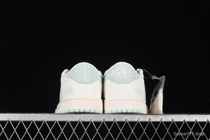 Nike Travis Scott x Fragment Design x Air Jordan 1 Low OG SP AJ1 Supreme North Face Collaboration - XZ5158-001