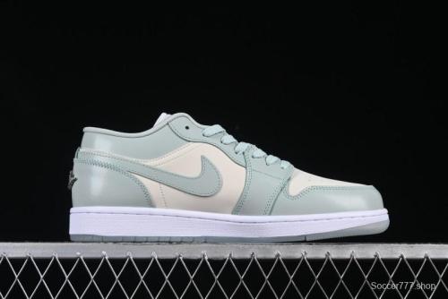 Nike Air Jordan 1 Low AJ1 Amber Green Low-Top Casual Sneakers - HF4078-100