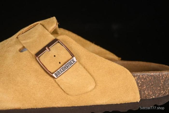 Birkenstock Arizona Soft Footbed Sandals with Suede Leather and Lambswool Lining - G.D4