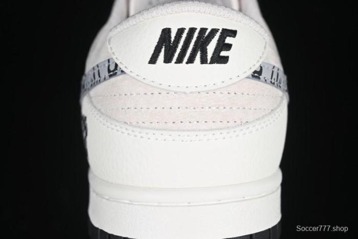 Nike SB Dunk Low UN Collaboration Anniversary Custom Sneakers with Black Swoosh - DJ2024-068