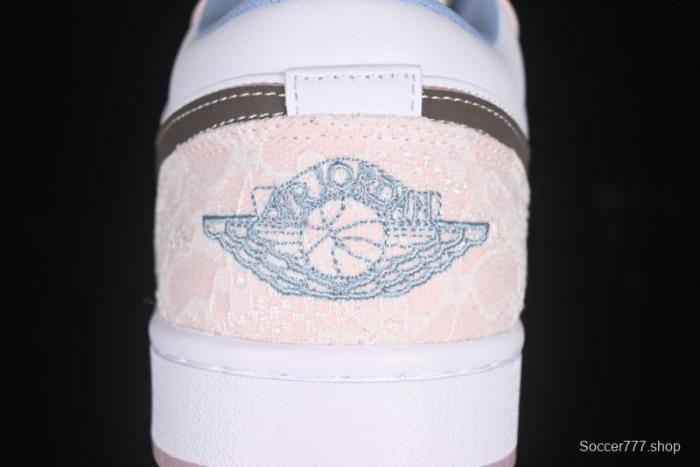 Nike Air Jordan 1 Low AJ1 Carving Pink Low-Top Casual Lifestyle Sneakers - IB8859-101