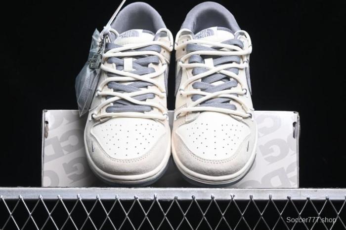 Nike SB Dunk Low The North Face Collaboration Anniversary Edition Customized Low-Top Casual Skate Shoes - DM6868-002