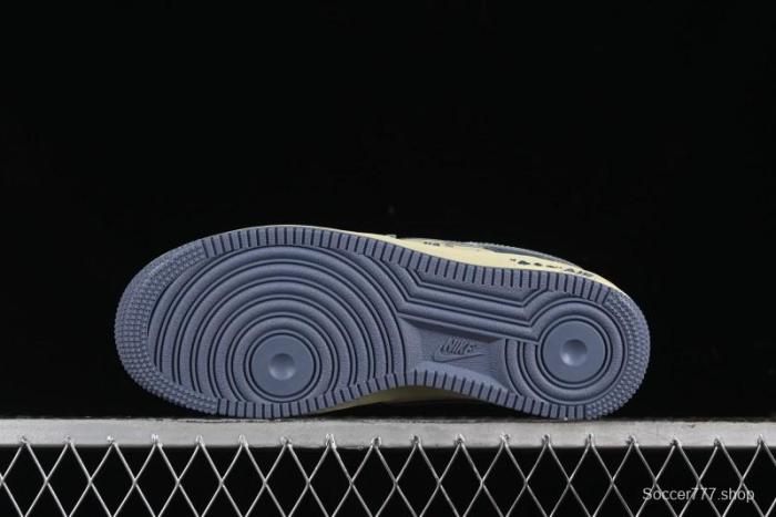 Nike Air Force 1 Low  Ghost Fire Clown  Halloween Themed Casual Sneakers - XL2321-333