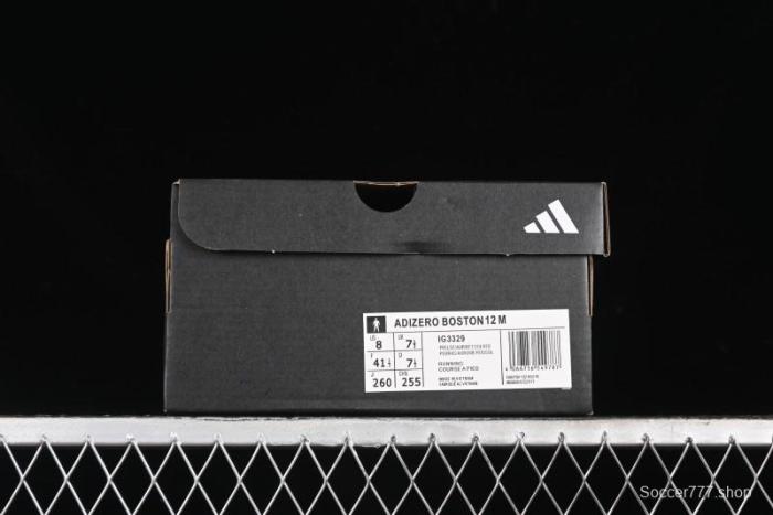 Adidas Adizero Boston 12 M Running Shoes with Lightstrike Pro and ENERGYROD - IG3329