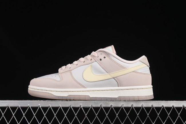Nike SB Dunk Low White Light Pink SB Low-Top Casual Skate Shoes - FB7901-601