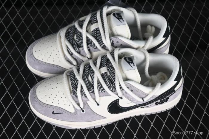 Nike SB Dunk Low Kaws Collaboration Strap Pig Eight Black Hook Anniversary High-End Custom Low-Top Casual Skate Shoes - YX5066-245