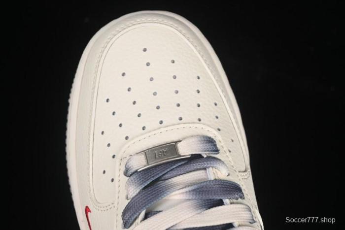 Nike Air Force 1 '07 Low Supreme Collaboration Dual-Tone Grey Print Casual Sneakers - HH7518-077