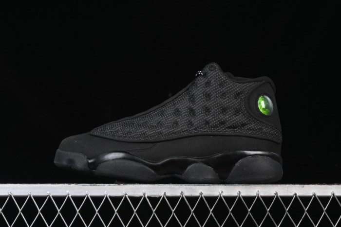 Nike Air Jordan 13 Retro Basketball Shoes with Original 3D Holographic Cat Eye and Carbon Fiber - 414571-011
