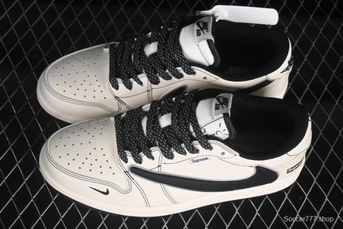 Nike Travis Scott x Fragment Design x Air Jordan 1 Low OG SP Casual Sneakers - DH0223-311