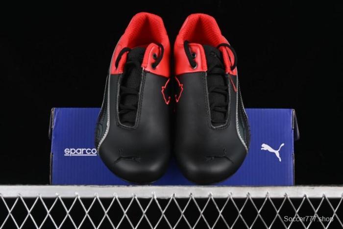 Puma Sparco Future Round Toe Lace-Up Low-Top Lifestyle Casual Shoes in Leather and Fabric - 307889-03