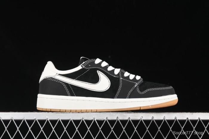 Nike Travis Scott x Fragment Design x Air Jordan 1 Low OG SP AJ1 Retro Sneakers - JH6089-004