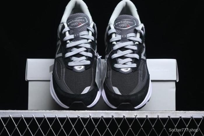 New Balance 990 Series High-End Made in USA Retro Casual Running Shoes - M990BK6