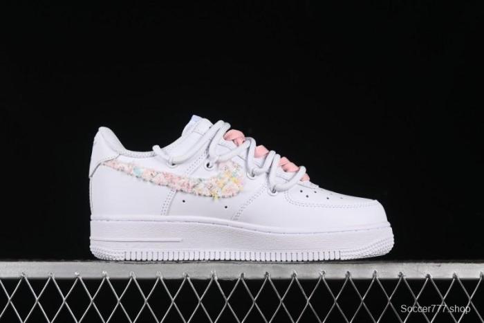 Nike Air Force 1 '07 Low Pink Chanel-Inspired Casual Sneakers - DH9999-334