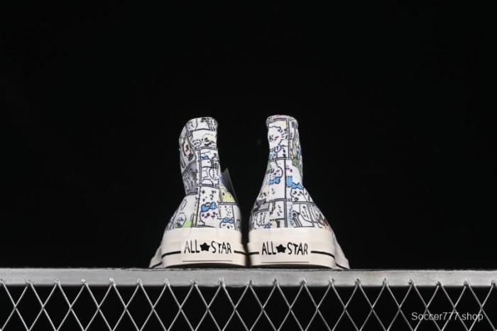 Converse Chiikawa x Converse All Star CM Hi Usagi Emoji Collaboration High Top Casual Sneakers - 1SE426