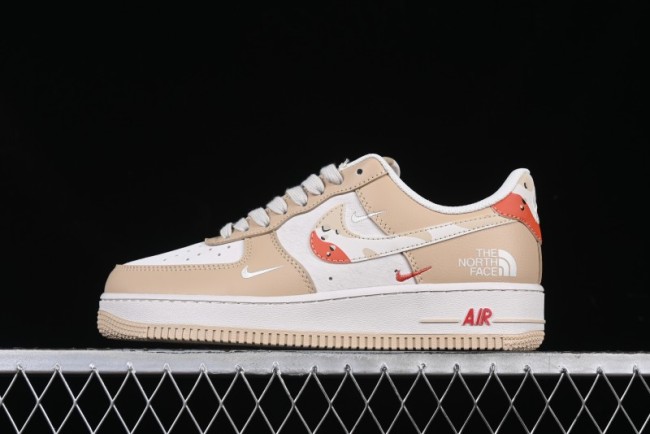 Nike Air Force 1 '07 Low The North Face Collaboration Casual Sneakers in Milk Tea - DM6688-048