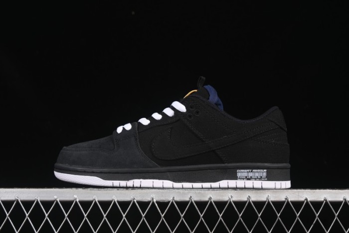 Nike SB Dunk Low Pro ISO Black Gum Rubber SB Low-Top Skateboarding Shoes - CD2563-006