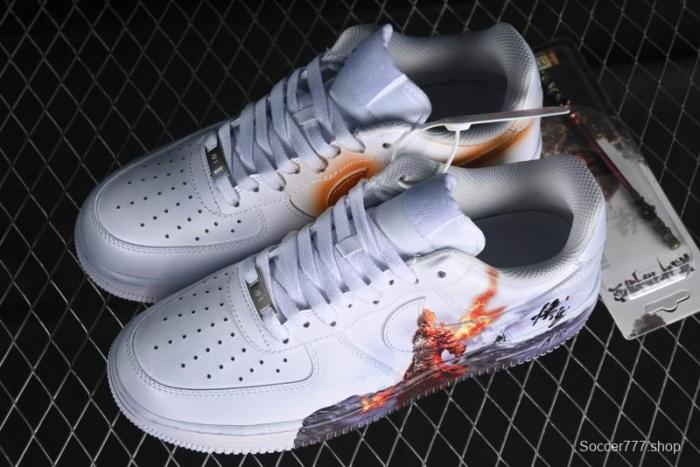 Nike Air Force 1 '07 Low Black Myth Wukong Themed Casual Sneakers - 315122-111