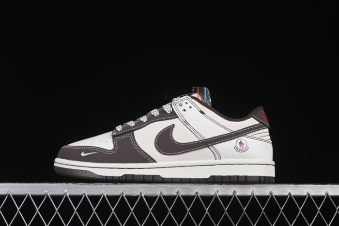 Nike SB Dunk Low Moncler Collaboration Anniversary High-End Customized Low-Top Casual Sneakers - AG3702-854